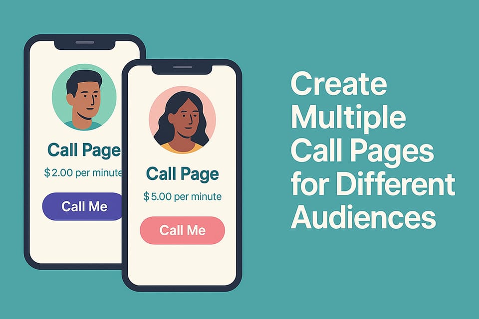 Create Multiple Call Pages for Different Audiences