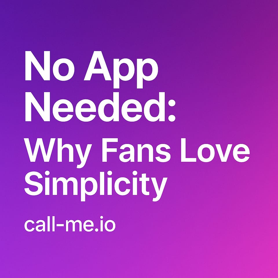 No App Needed: Why Fans Love Simplicity