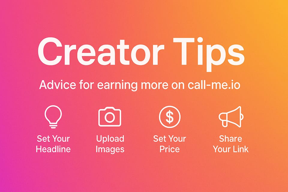 Creator Tips